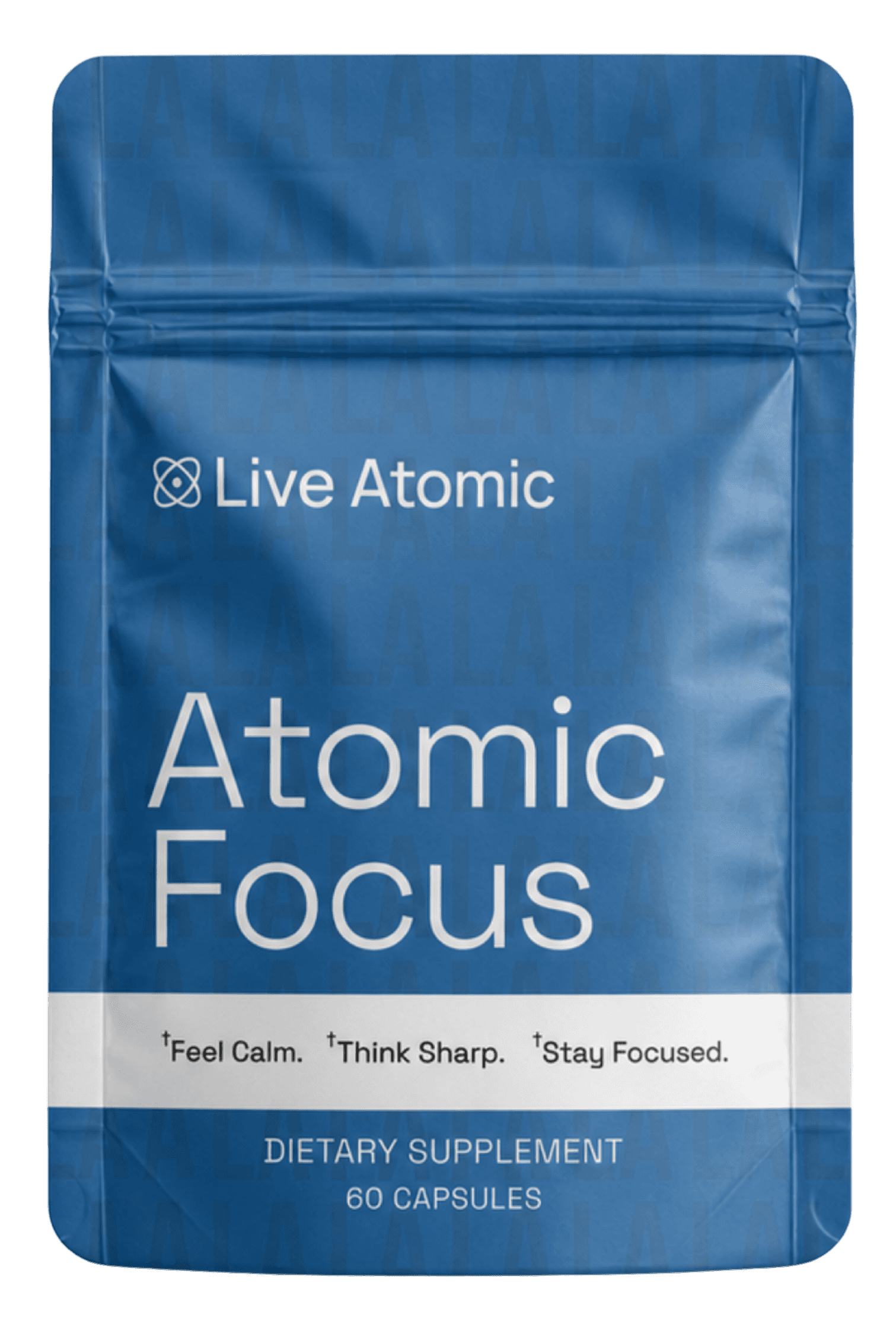Atomic Focus dietary supplement pouch